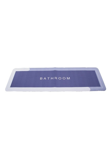 Dikdörtgen Düz Renkli Su Emici - Sihirli Banyo Paspası Elastik 116 X 37.5cm Çok Renkli