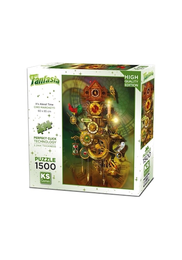 Ks Games 1500 Parça Its About Time Puzzle - Ciro Marchetti