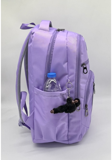 Bevitton Suya Dayanıklı Kumaş Lila Okul  Çantası 1710