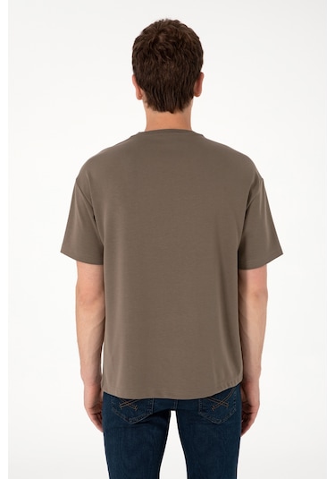 U.s. Polo Assn. Erkek Vizon Tişört 50299882-vr052 Vizon