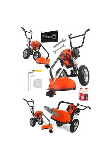 Deko Turkey DK2000B 2 Zamanlı Benzinli Tekerlekli Tırpan Ot Biçme