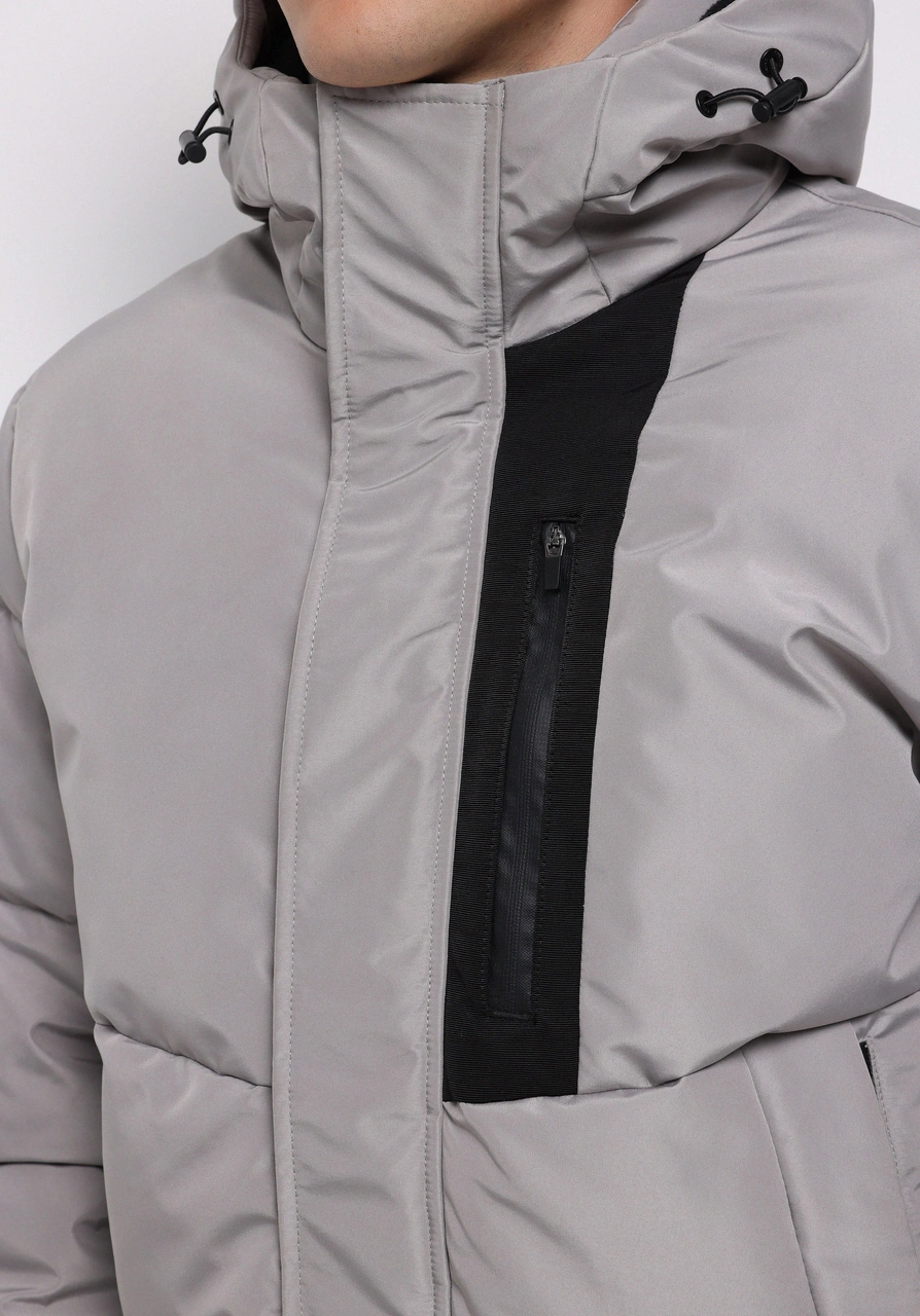 Colins Regular Fit Erkek Gri Kaban Cl1076818 Q1.v1 Gra Gri