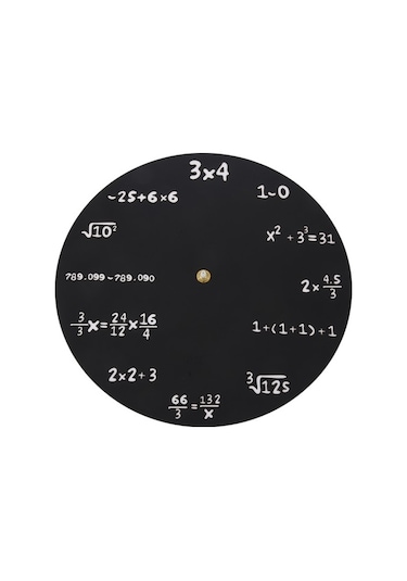 Goldenqian Duvar Saati Akrilik Matematik Formülü Saatleri Oturma Odası Ofis Ev Kendin Yap Dekorasyon Modern Tasarım Llx955 Siyah