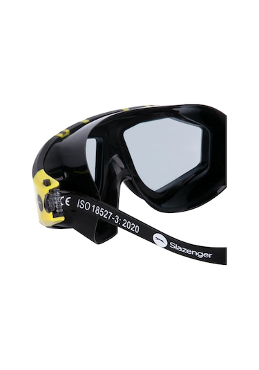 Slazenger Yetişkin Yüzücü Gözlüğü Gl6 Smkeblckblckyellow Siyah