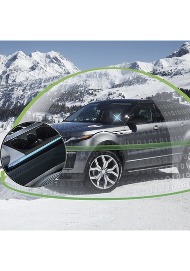 Yunboo Araç Ön Cam Buz Ve Toz Temizleyici, Mikrodalga Moleküler Vibrasyon Teknolojisi İle Hızlı Isıtma Ve Isı Sağlayıcı, Taşınabilir Plastik Araç Aksesuarı Koyu Yeşil