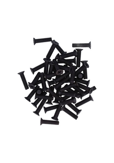 50 Adet M4x16 Düz Baş Vida Kaiyi Standart