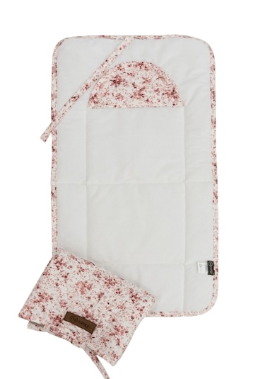 Mordesign Bebek Çanta Alt Açma Minderi Alt Değiştirme Pedi Taşınabilir Bakım Örtüsü Çıtır Seri Pudra