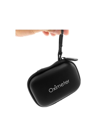 Dancemonkey Süper Geçirmez Oksimetre Kılıfı - Şok Emici Eva Çanta Siyah Siyah