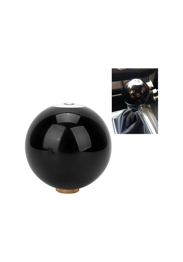 Lemestar Siyah Bilardo 8 Numara Desenli Universal Otomobil Vites Kolu, Akrilik Malzeme, Kolay Kurulum, Manuel Vites Uyumlu Diğer