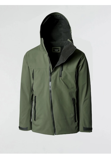 Isaora Asym Jacket Erkek Olıve Nıght Shell Jacket Isr7010-olv1 Haki