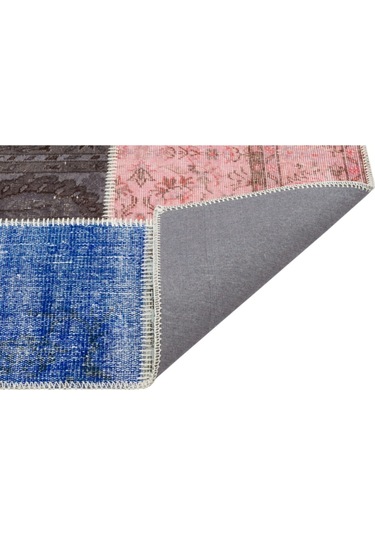 Patchwork El Dokuma Eskitme Halı 120 X 180 Cm 5631