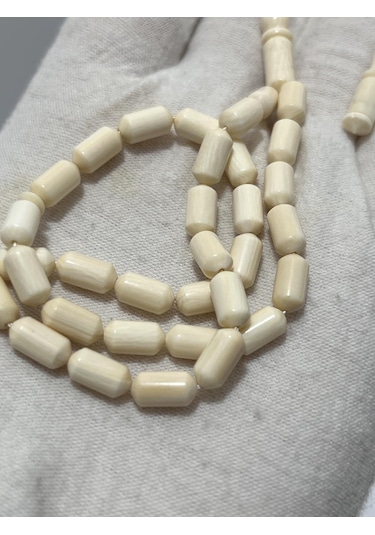 Kesme Fildişi Tesbih 9,10 Gram - Koleksiyonluk Fil Dişi Tespih