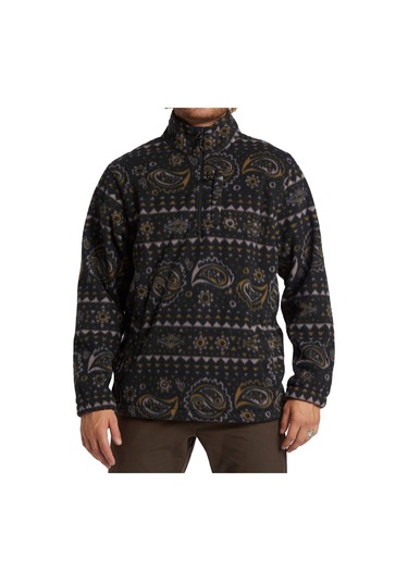 Billabong Boundary Mock Neck Erkek Polar Siyah Siyah