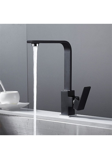 Sardıcı Kare Ağır Gövdeli Çift Su Girişli Mutfak Bataryası Btr-3003