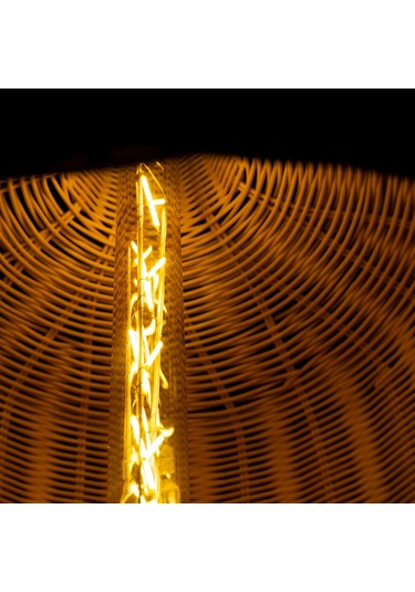 Rattan Örgü Avize: Lilios: 37Cm