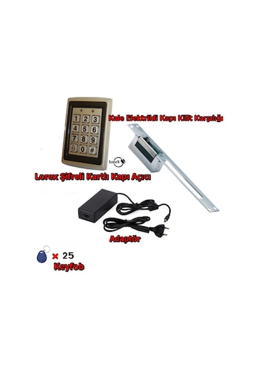 Lorex Rfid Şifreli Kartlı Kapı Geçiş Sistemi Set N11.1494