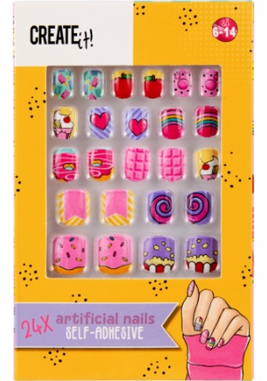 Create It Takma Tırnak Seti - Popcorn - Candy Explosion