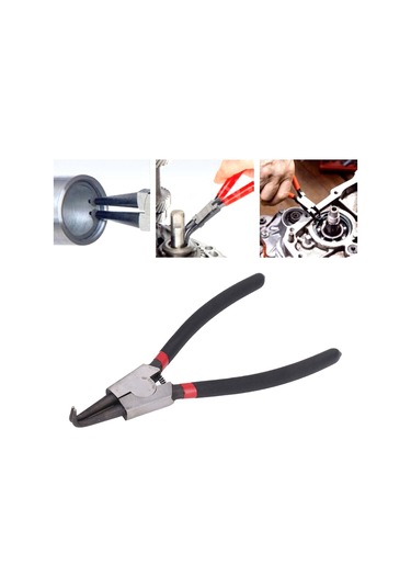 Xindoker Dış Snap Ring Pliers 9 İnç Çelik Uçlu, 32mm Açılım, Kaymazsız Kollü El Aracı - Kurulum Ve Çıkarma İçin