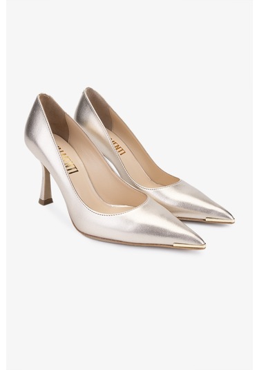 Valmenti Kastin Kadın Gold Hakiki Deri Topuklu Ayakkabı 613 27695 Bn Ayk Y24 Altın