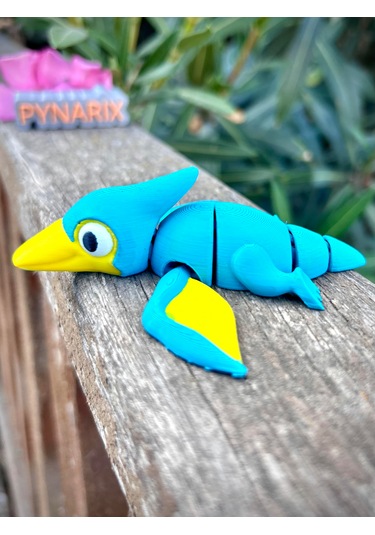 Pterodaktil Oyuncak Figürü Gökyüzünün Kadim Efendisi 3d Hareketli Organik Model - Orta Boy Dinozor