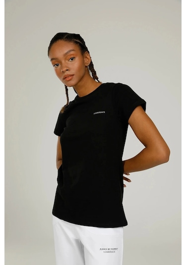 Lumberjack Ct122 0 Yaka Basic Bayan Body - Siyah