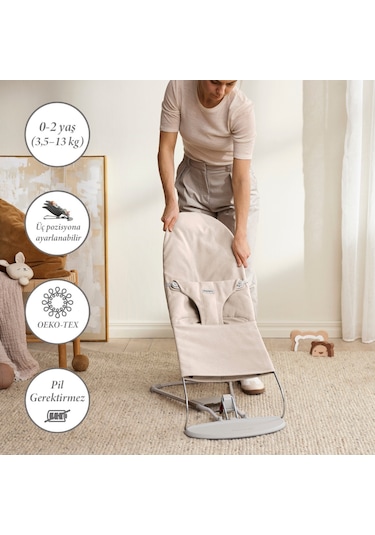 Babybjörn Bliss Ana Kucağı Woven Melange / Light Beige