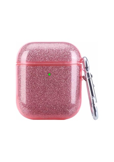 Ekılıf - Airpods 1.nesil Uyumlu - Kılıf Darbelere Karşı Dayanıklı Koruyucu Silikon Kılıf Airbag 17 - Pembe