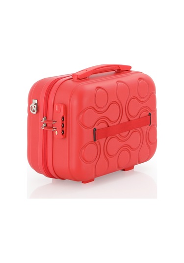 Mçs Polipropilen 2li Valiz Seti Büyük & Makyaj V376 S23sy1000047-set 00004 Kırmızı