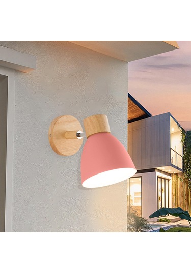 Suntek Modern Basit Duvar Işık Fikstürleri Koridor Pembe Pembe