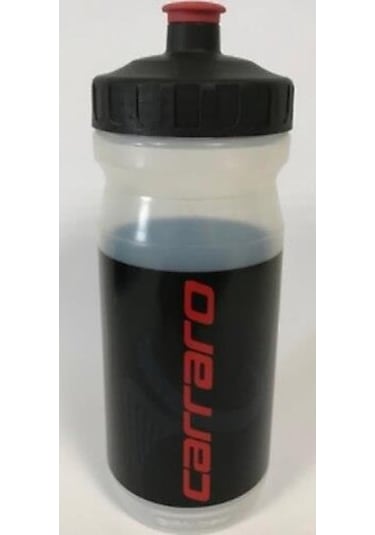 Carraro Matara Ve Matara Tutucu Şeffaf / Siyah Kırmızı 600Ml Siyah