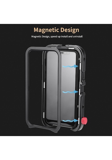 Ulanzi  Apple Uyumlu iPhone 11 Pro Metal Vlog Çerçeve