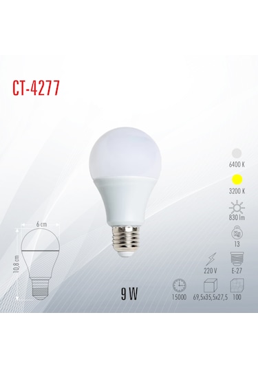 Cata Ct-4277 Led Ampul 20 Adet