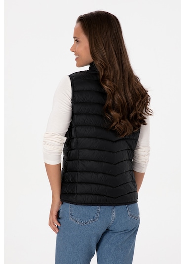 U.s. Polo Assn. Kadın Siyah Yelek Dokuma 50308083-vr046 Siyah