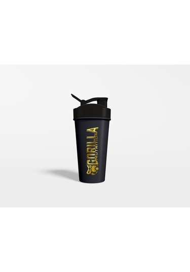 Gorilla Nutrition Shaker Siyah Üzeri Gold Baskılı Siyah