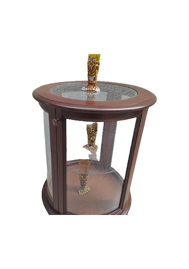 Bengimobilya Gümüşlük Yuvarlak Model 120 Cm Parlak Ceviz Kayın Lükens Aslan Ay (482399037) Bengimobilya Gümüşlük Yuvarlak Model 120 Cm Parlak Ceviz Kayın Lükens Aslan Ay (482399037)