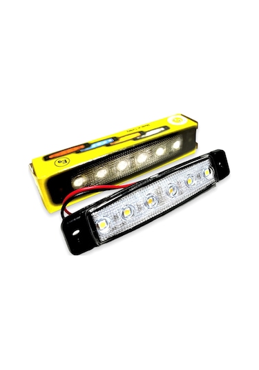 SANEL 6 LEDLİ BEYAZ PARMAK LED 24V LAMBA BASAMAK AYDINLATMA 24V