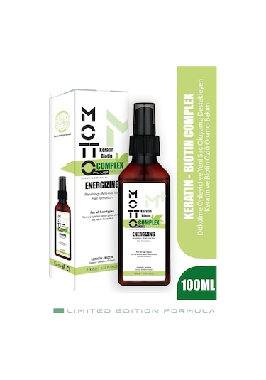 Motto Plus  Keratin Biotin Özlü Dökülme Karşıtı Ve Saç Yoğunlaştırıcı Üst Düzey Bakım Yağı 100 ML
