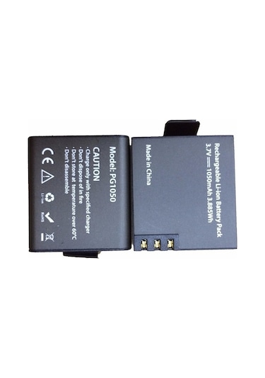 Eken H9 H9R W9 Yedek Batarya 3.7V 1050 Mah Pil
