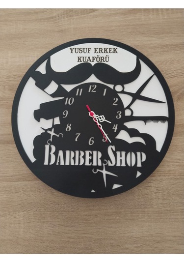 Berber///kuaför//güzellik Merkezi Kişiye Özel İsim Yazılı Şık Renkli