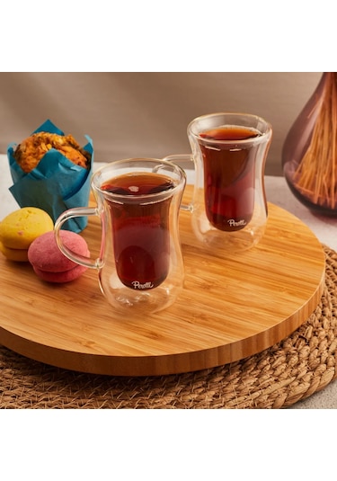 Perotti Double Wall Kuplu Çay Bardağı 2 Parça