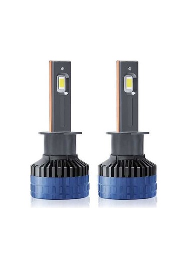 Ebitda P10 H1 36000lm Süper Parlak Led Far , Ip69k Su Geçirmez, 6000k Beyaz Işık, 2'li Paket