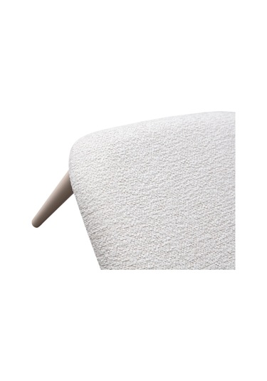 Polo Ahşap Bohem Sandalye Beyaz - Krem