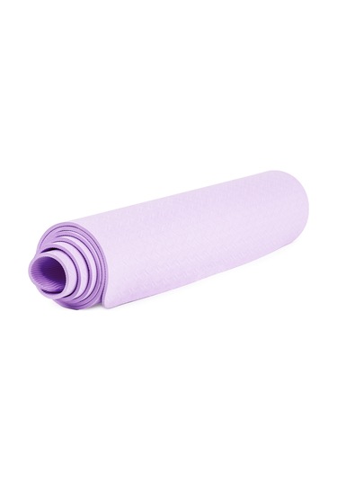 Yumuşak Ve Kaymaz Yüzeyli Yoga & Pilates Matı - 6mm Kalınlık, Hafif Ve Taşınabilir Spor Matı Mor