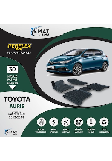 Perflex Paspas 3D Havuzlu X-Mat Aurıs 2012-2018