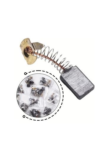 Globalbloom 60 Parça 10 Boy Yüksek Kalite Grafit Kömür Seti Matkap Daire Testere Taşlama