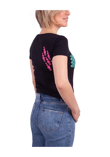 Biggdesign Ana Tanrıça Siyah Kadın T-Shirt