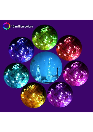 Singree Müzikle Renk Değiştiren 5 Metre 50 Led Rgb Bluetooth Işık Şeridi, Usb Güçlü, Su Geçirmez Diğer