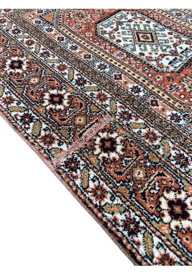 Saray Halı Klasik 412-g 93x192 Az Hatalı Kiremit %100 Yün Halı Kiremit