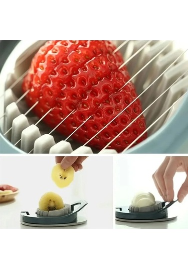 Ulzyvf Yumurta Yumurta Yumurta Yumurta Yeşil Yeşil Tel Sert Paslanmaz Meyve Kesici, İçin Haşlanmış Garnitür Dilimleme, Dilimleme, Dilimleme Çok Çelik Amaçlı Alüminyum Adet 1 İv Yeşil