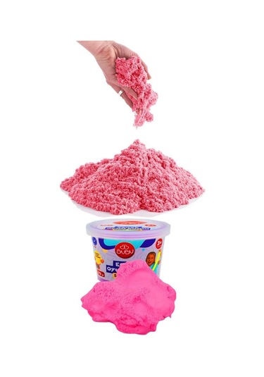 Esnek Oyun Kumu 30 Gr 1 Paket Canlı Renkler Bubu Oyun Kumu Esnek Kum Hamuru Uzun Süre Kullanım Pembe